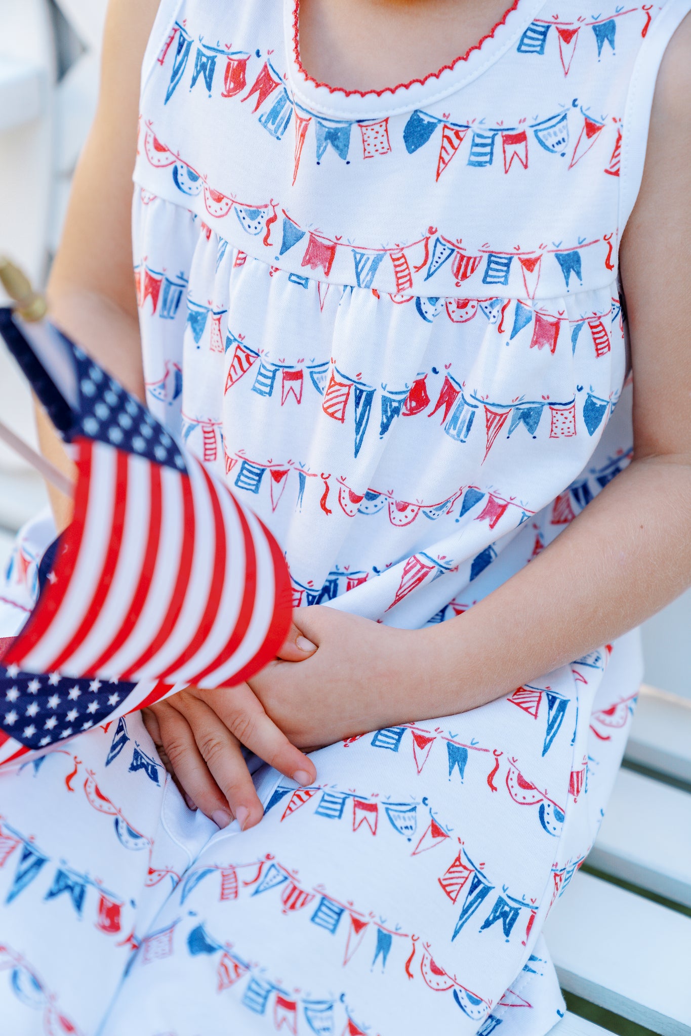 Old Glory Yoke Dress