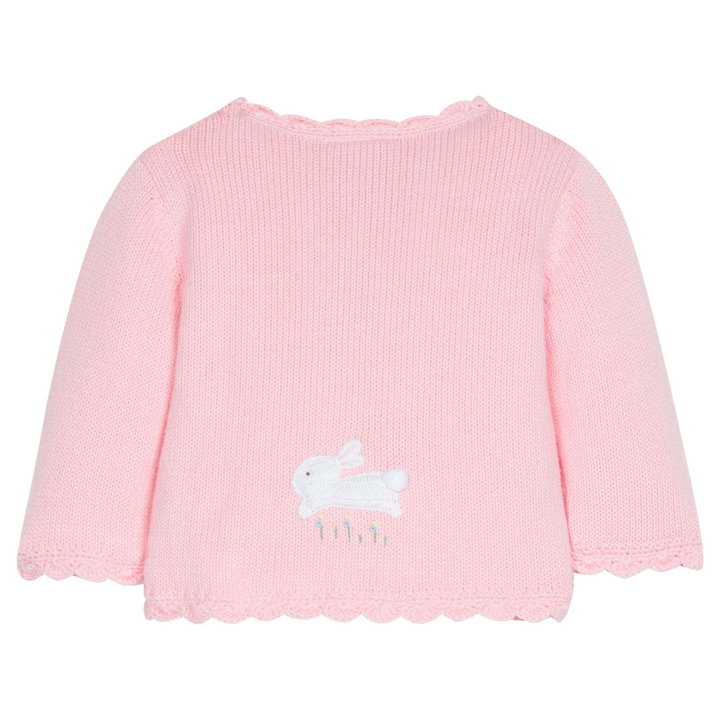 Pink Bunny Crochet Sweater