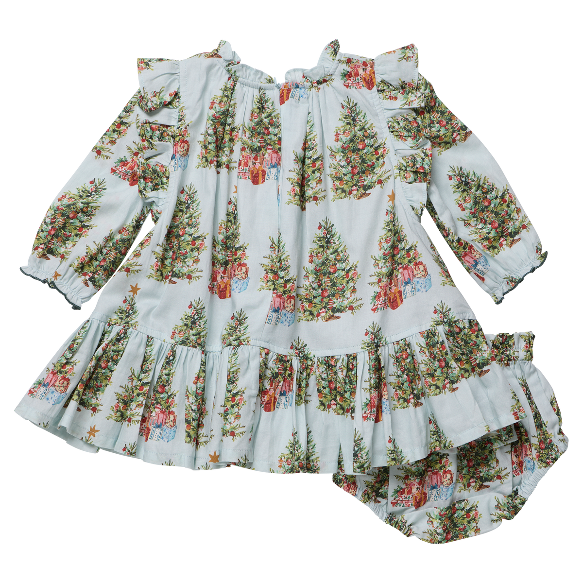 Harper Dress Set Trees and Presents