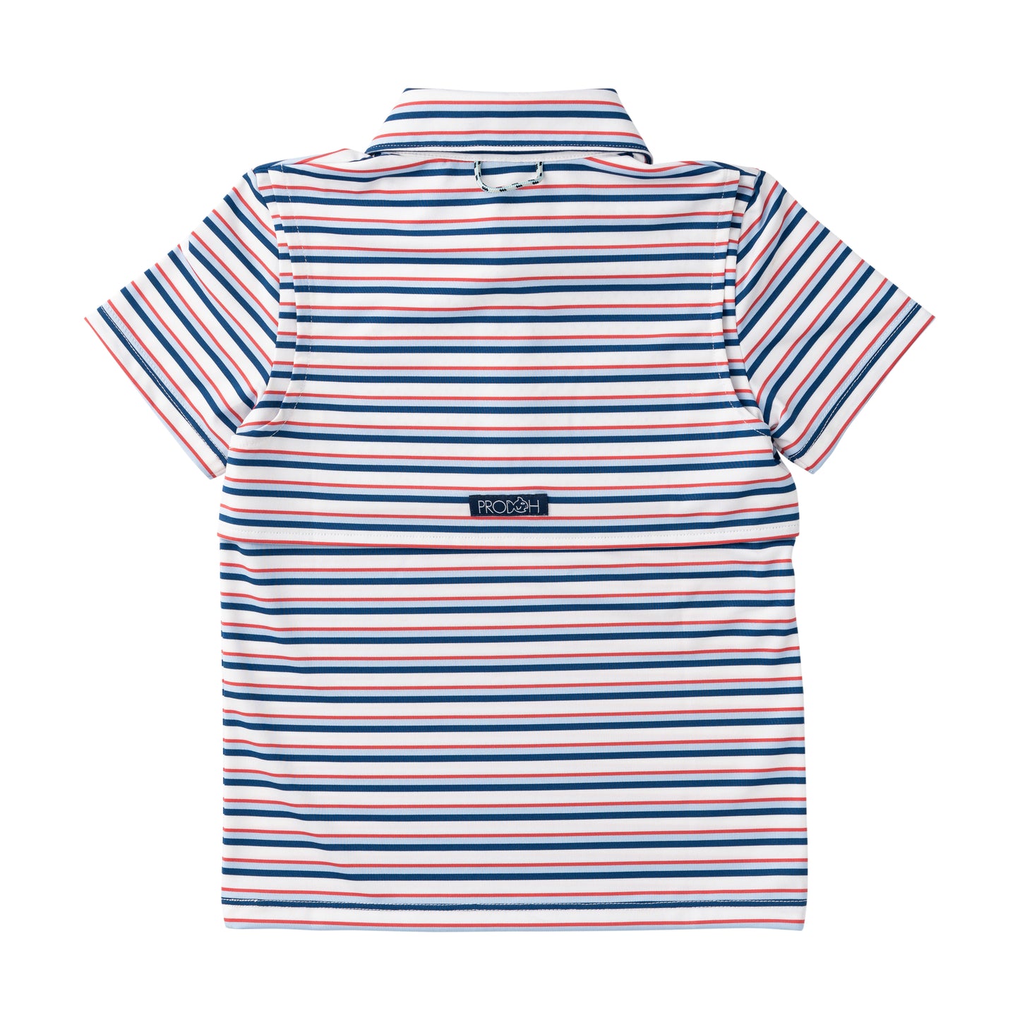 Independence Day Stripe Short Sleeve Pro Performance Polo