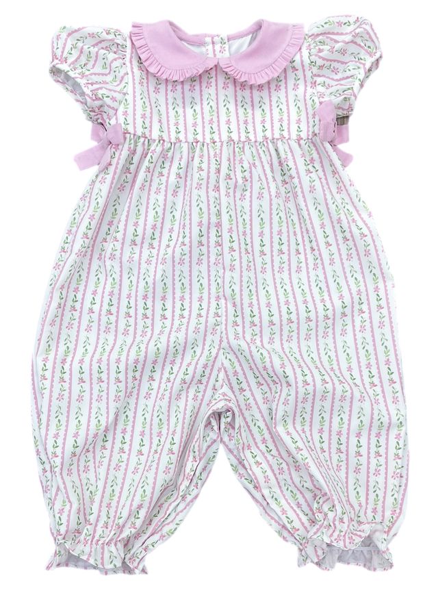 Cece Long Bubble, Pink Floral Cord