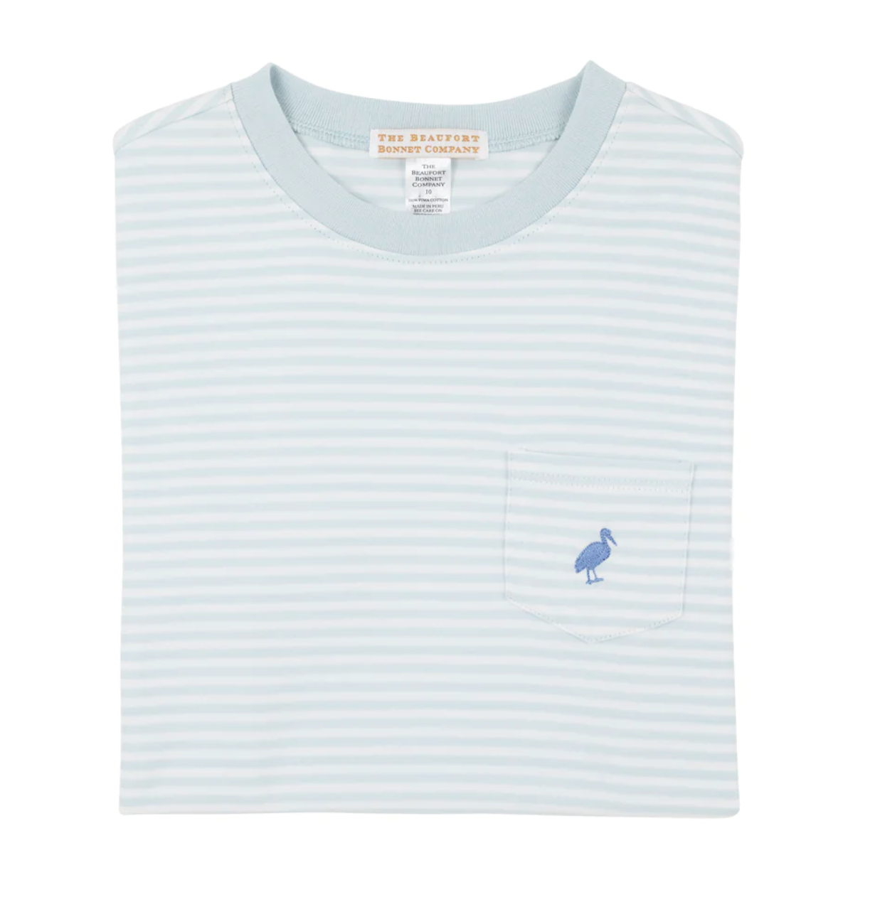 Carter Crewneck Buckhead Blue Stripe/Park City Periwinkle - Pocket