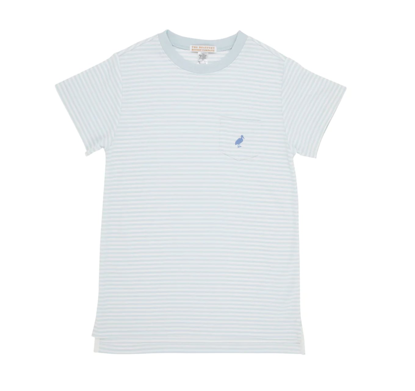 Carter Crewneck Buckhead Blue Stripe/Park City Periwinkle - Pocket