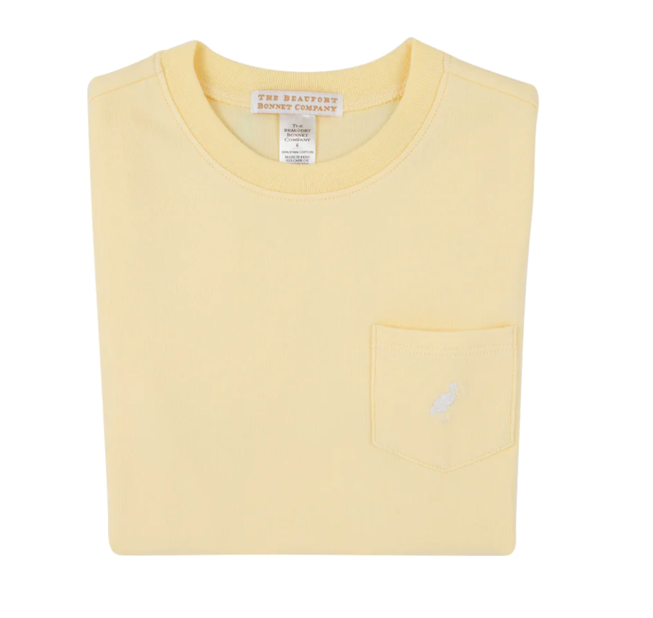 Carter Crewneck Bellport Butter Yellow/Worth Avenue White