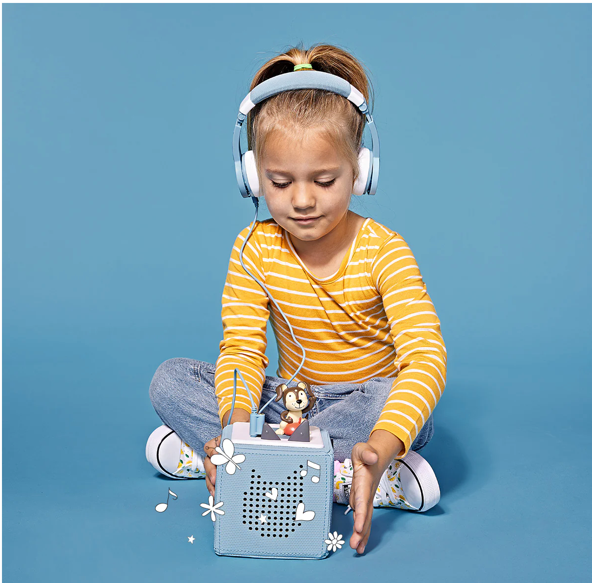 Headphones Light Blue