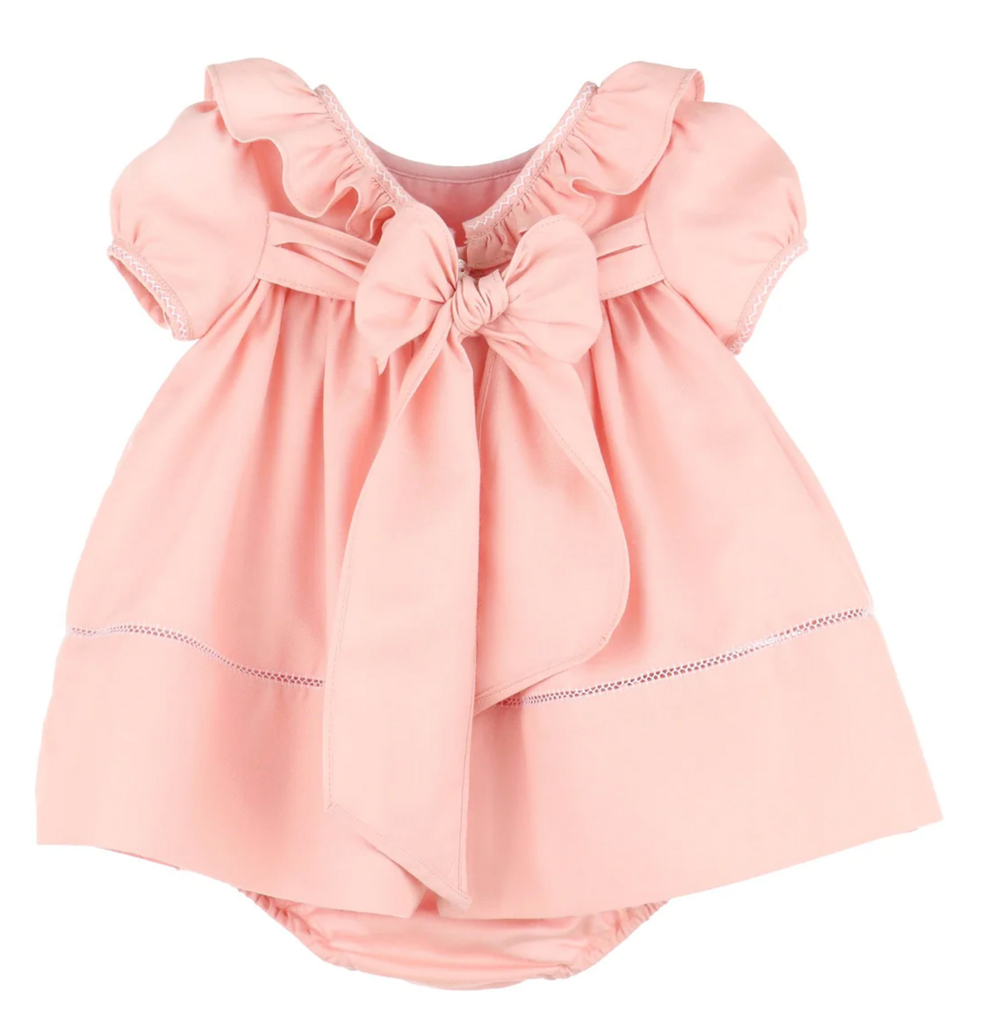 Jojo Peach Ruffle Dress