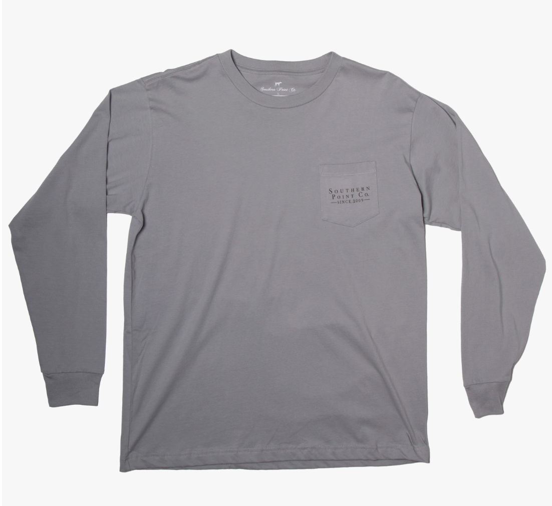 Youth Greyton Detail Long Sleeve Tee Ice Blue