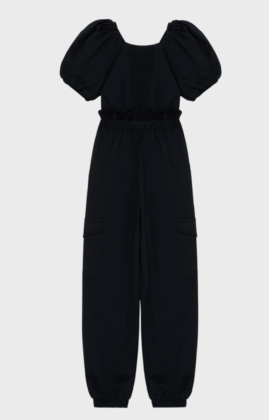 Paperbag Jumpsuit Black
