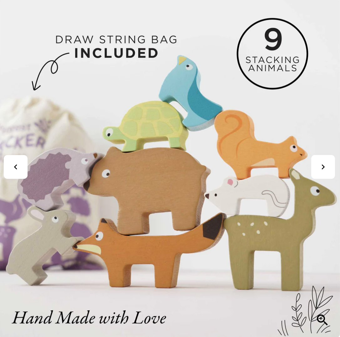Forest Animals Wooden Stacking Toy