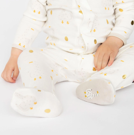 Mummy Goose Magnetic Cotton Footie