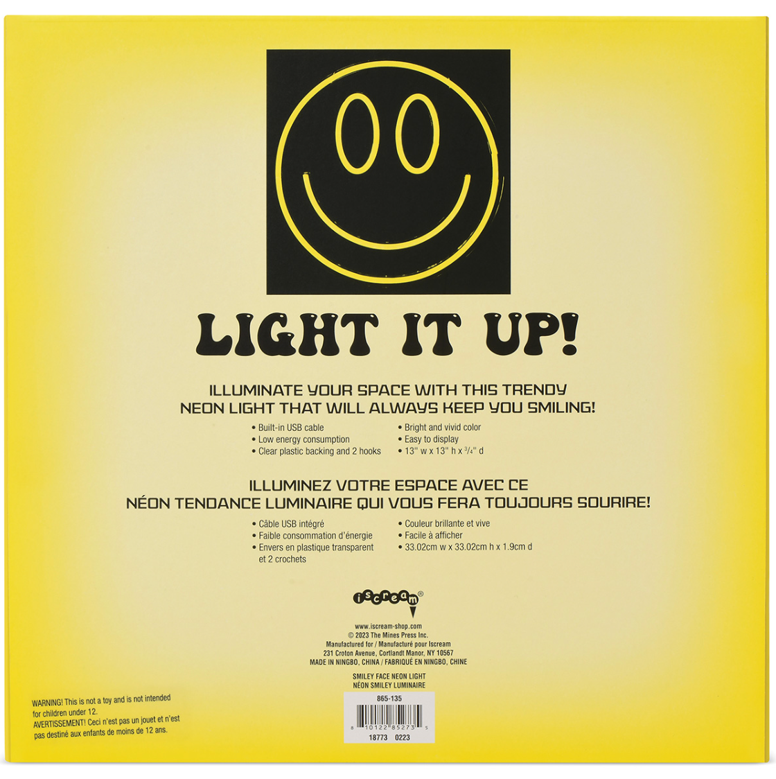 Smiley Face Neon Light