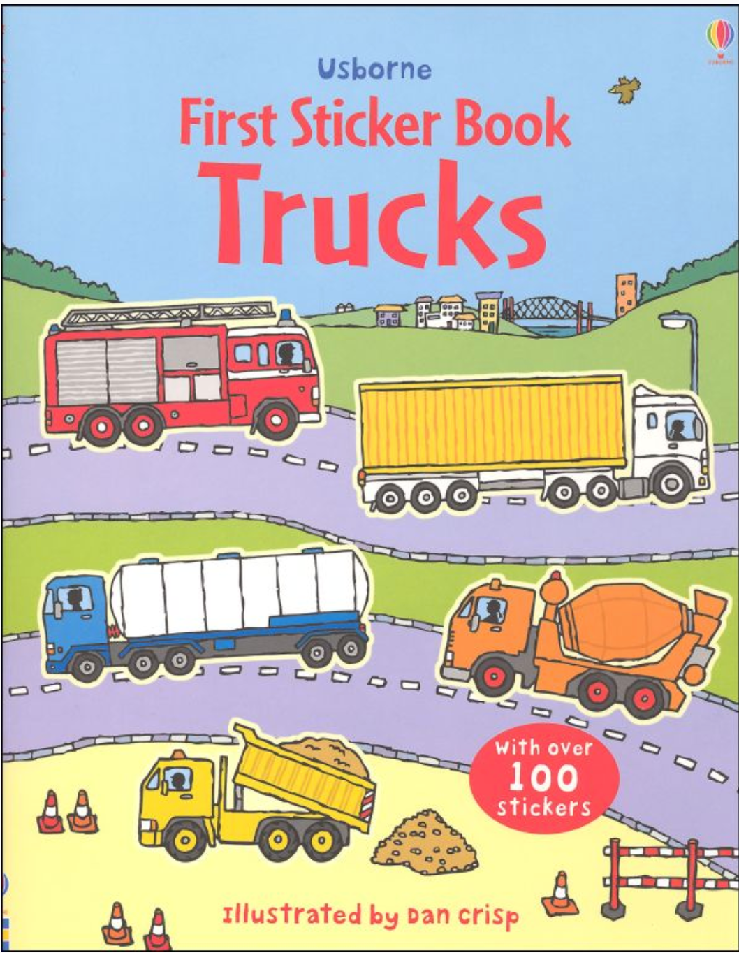 First Sticker Book Trucks