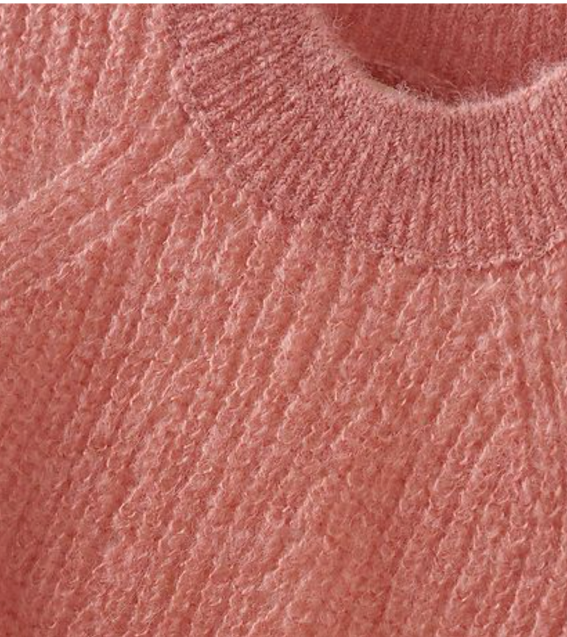 Slipover Knit Top Dusty Rose