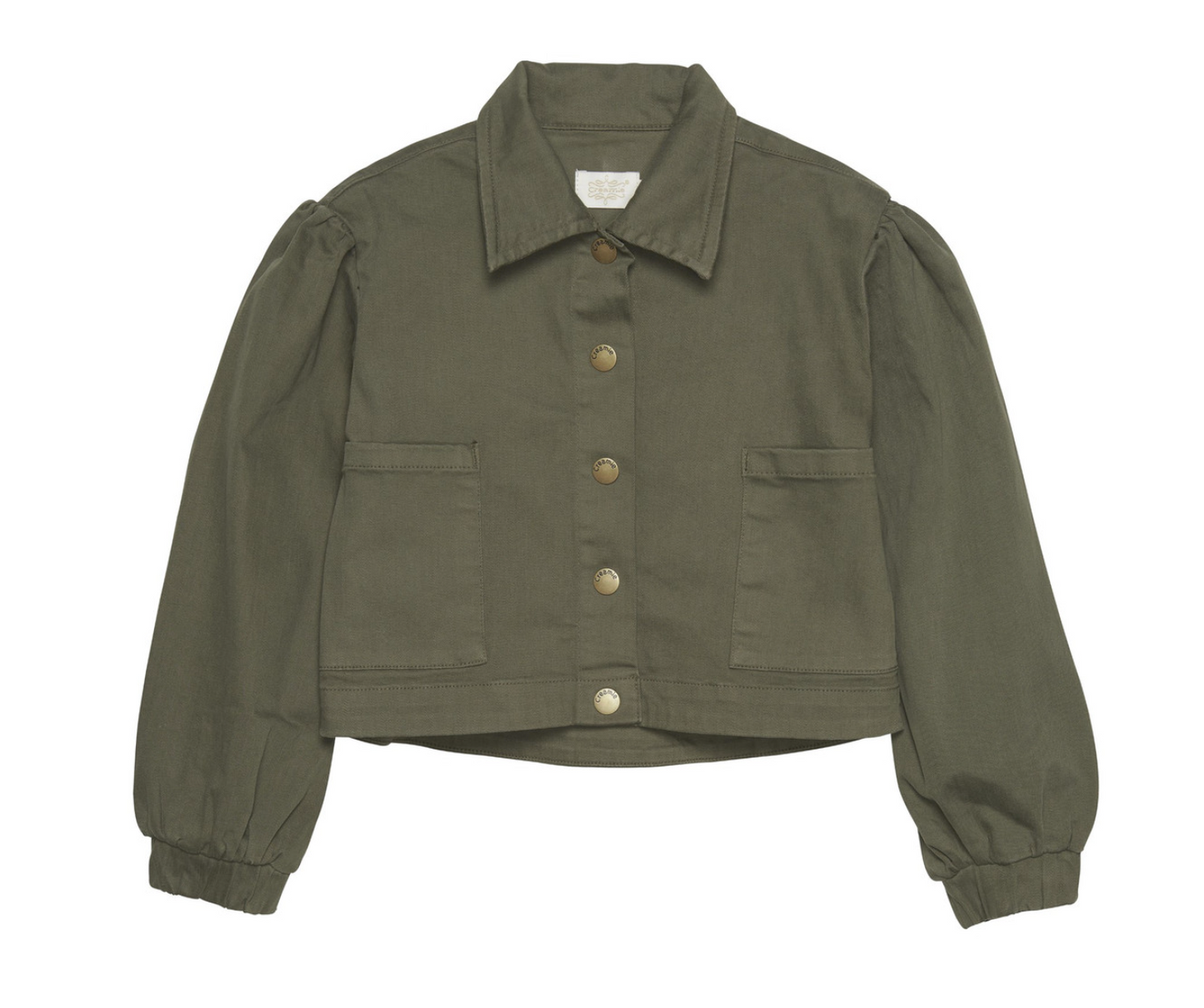 Olive Denim Jacket