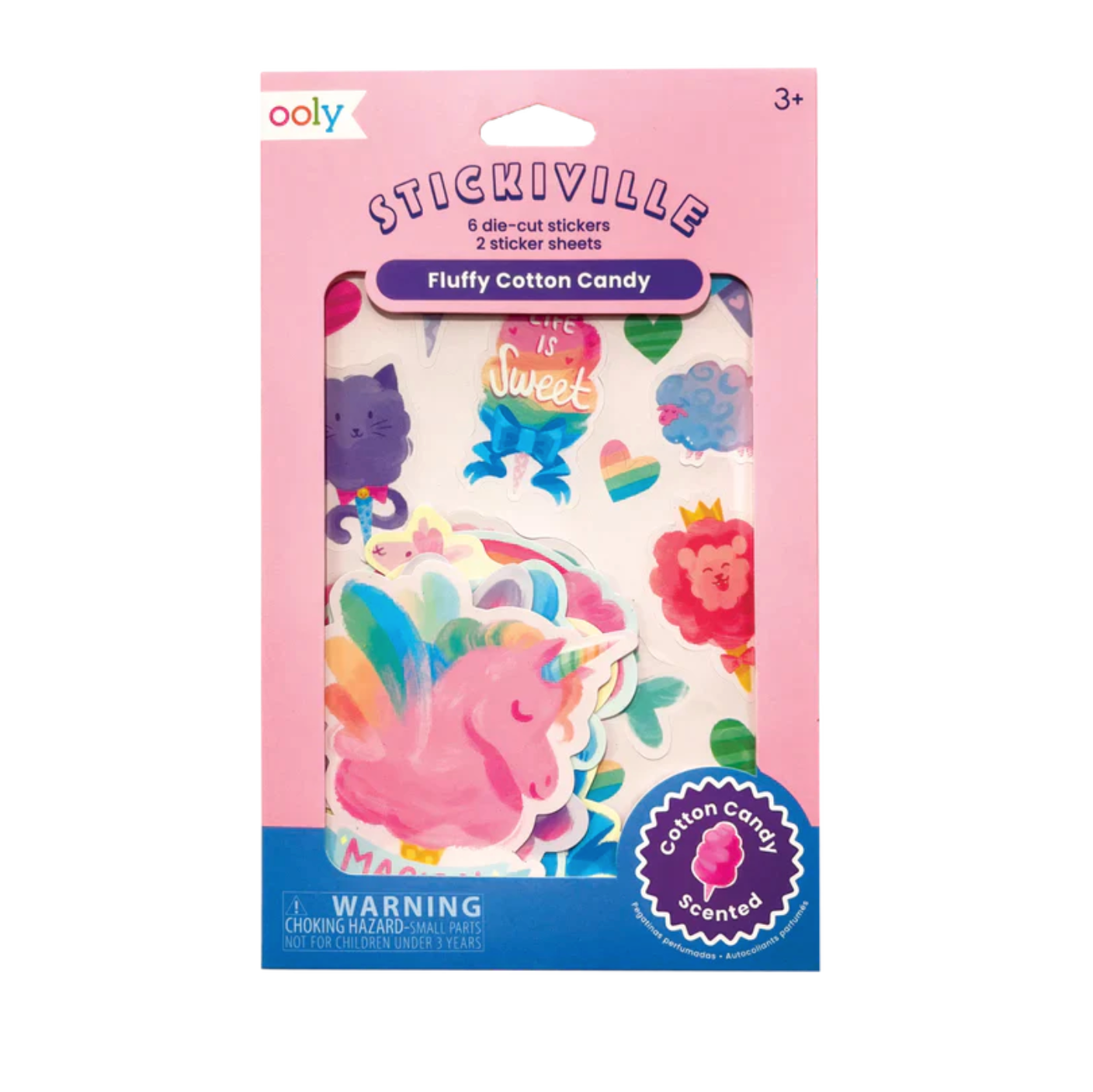 Stickiville Scented Stickers- Flurry Cotton Candy