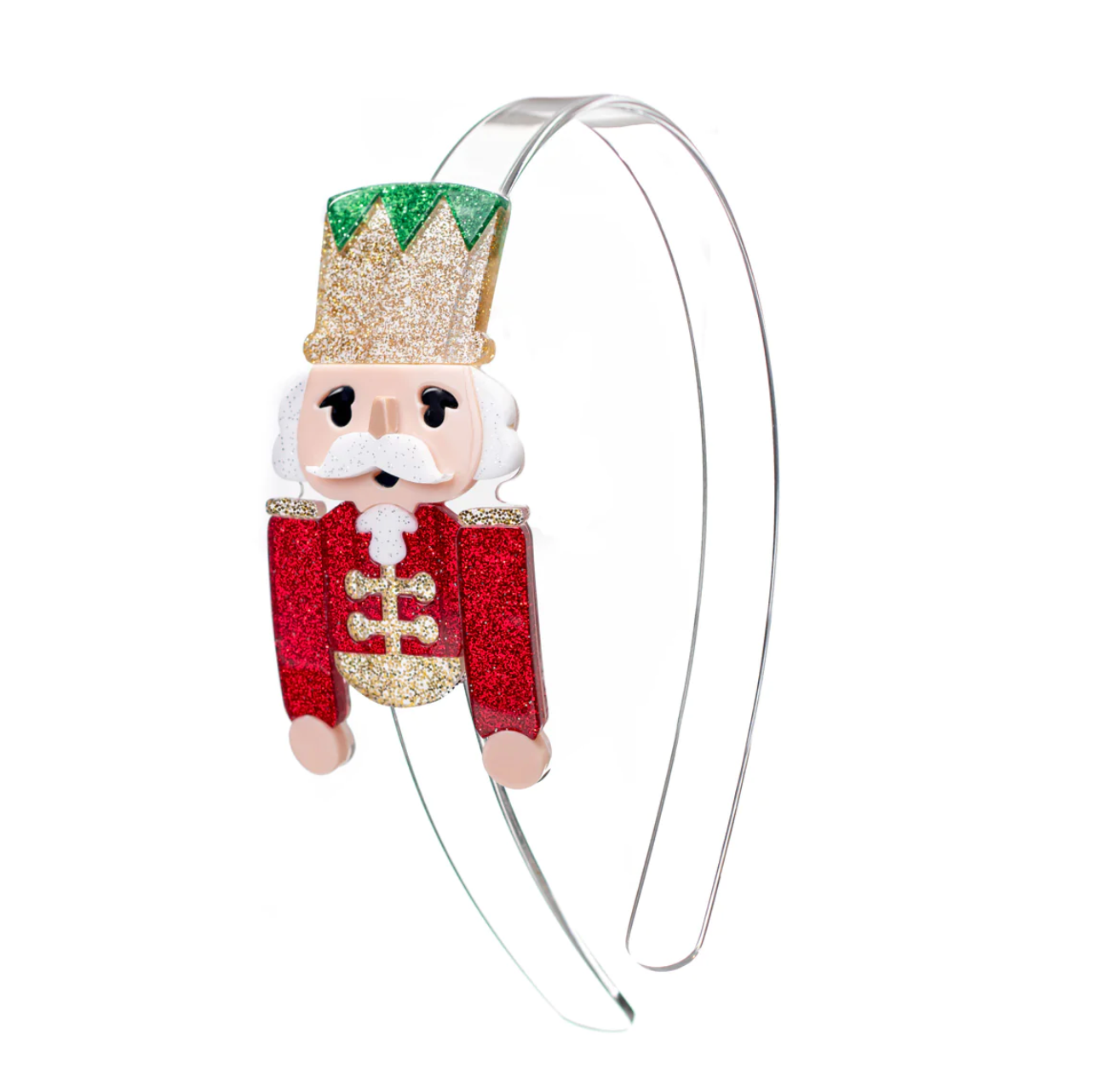 Nutcracker Glitter Red Headband