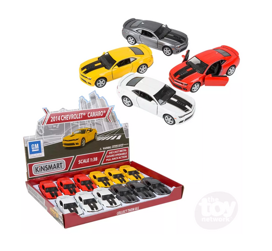 5" Die-Cast Pull Back 2014 Chevy Camaro