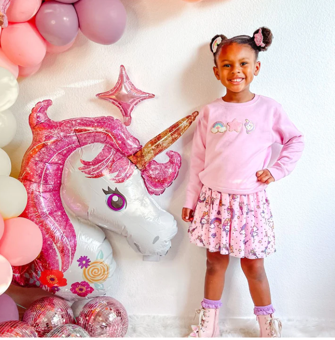 Unicorn Doodle Patch Sweatshirt