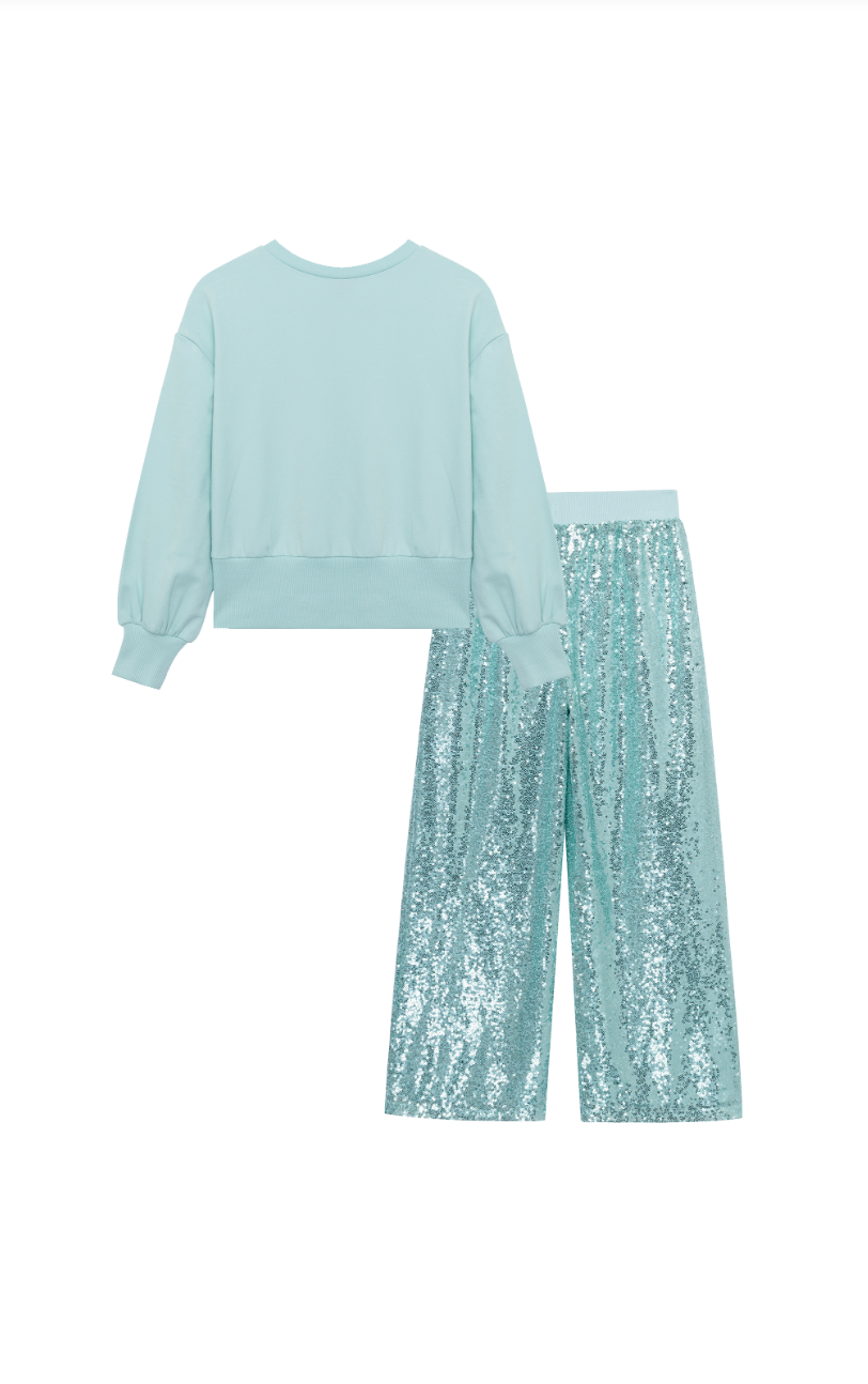 Allover Sequins Pant Set