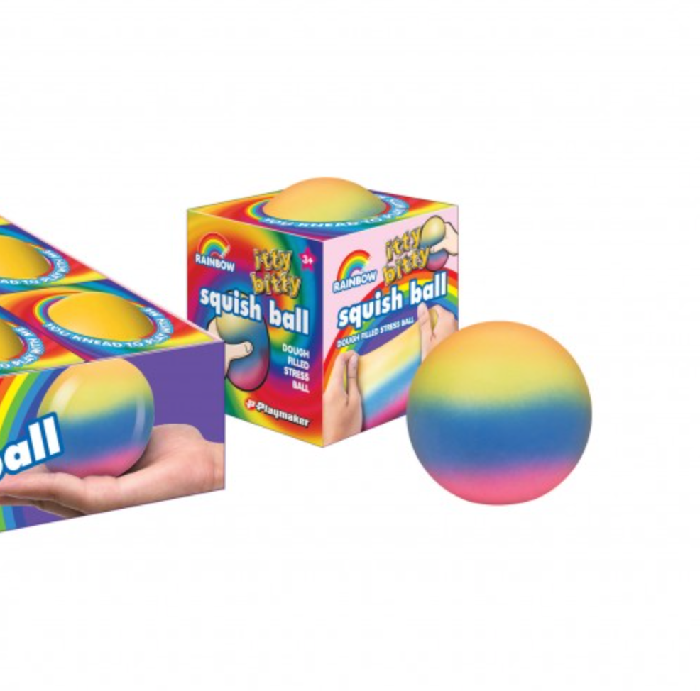 Itty Bitty Rainbow Squish Ball