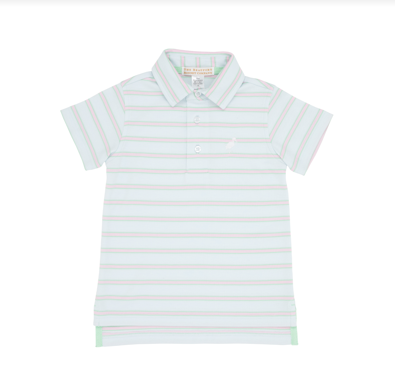 Prim and Proper Polo SS- Buckhead Blue/ Grace Bay Green/ Palm Beach Pink