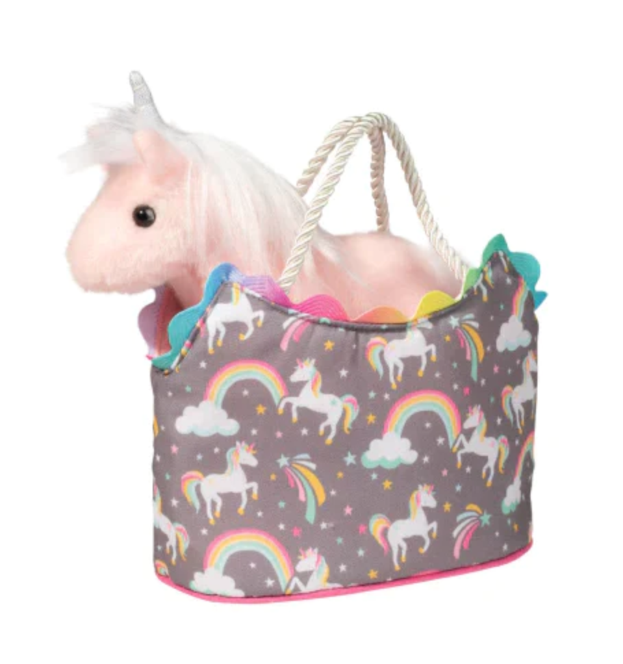 Grey Unicorn Pet Sak