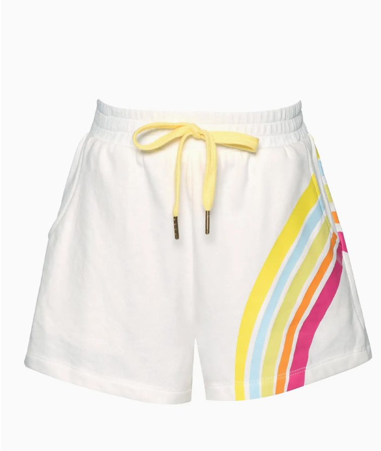 Rainbow Print Shorts