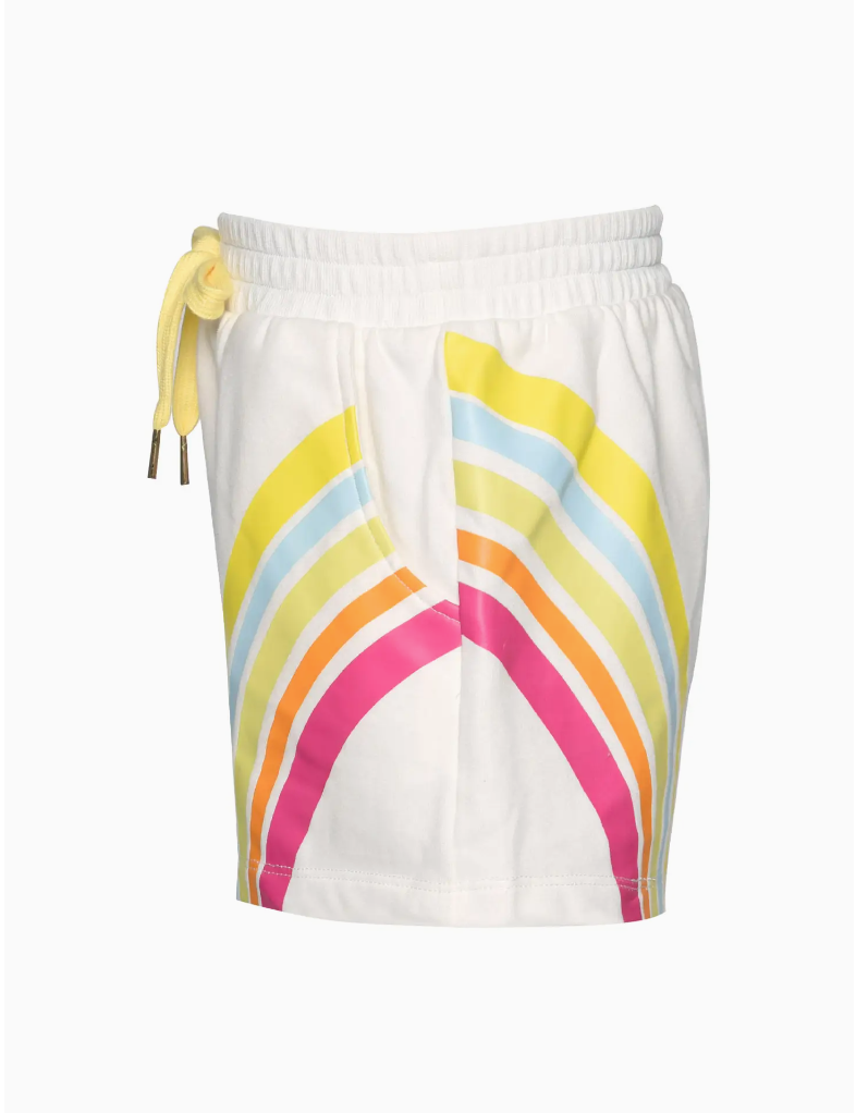Rainbow Print Shorts
