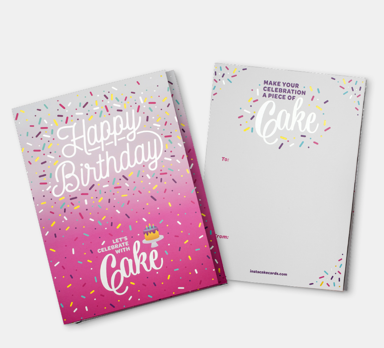 Happy Birthday Instacake Vanilla Confetti