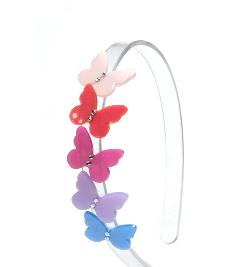 Butterflies Satin Shades Headband