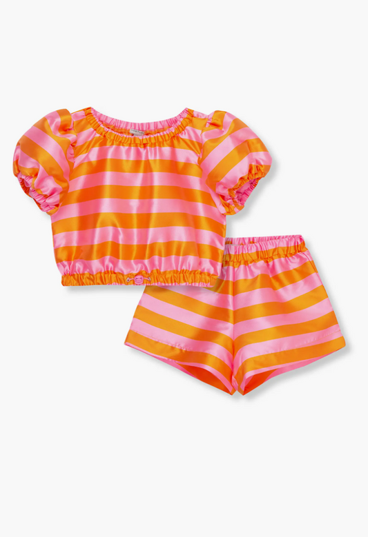 Parachute Stripe Short Set