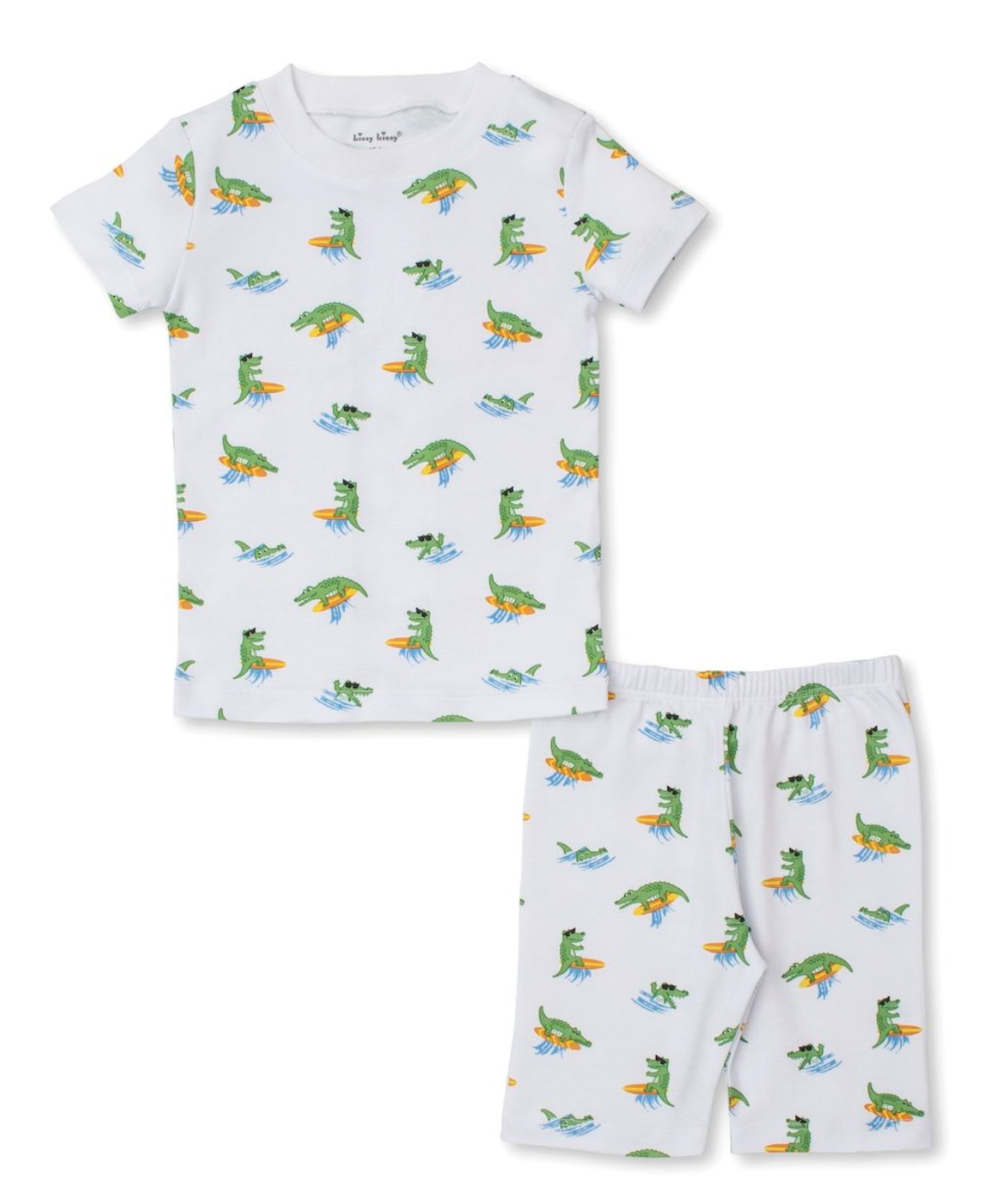 Surfing Crocodile Capers Short PJ Set