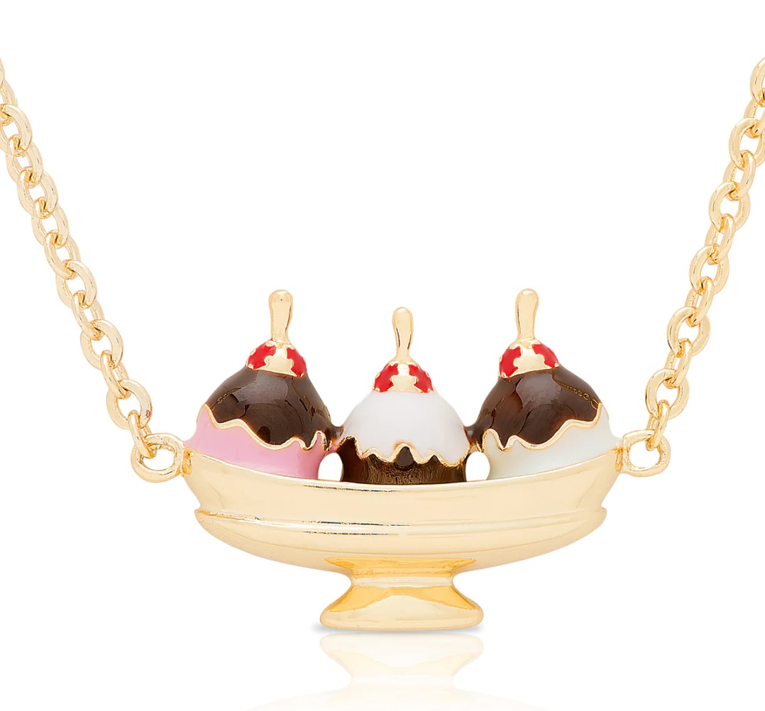 Ice Cream Sundae Necklace