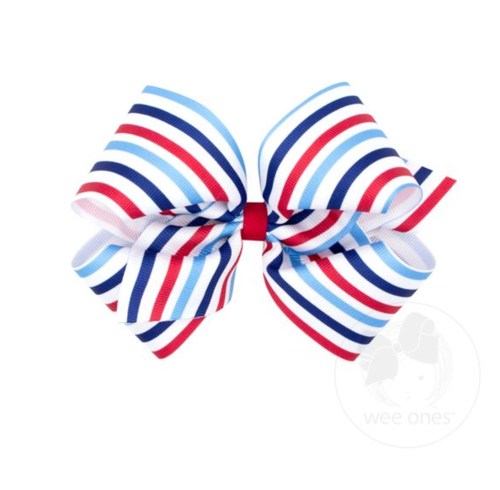 Americana Printed Medium Bow