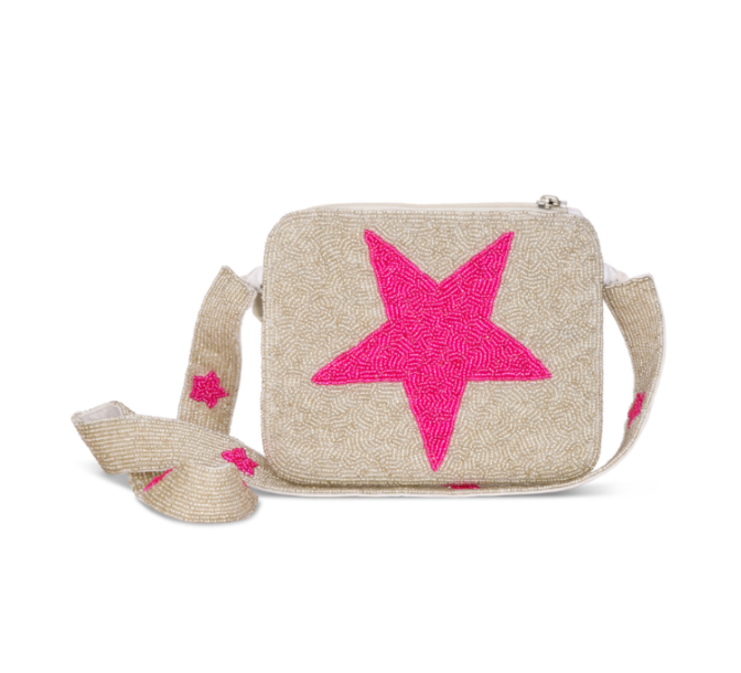 Star Beaded Crossbody Bag