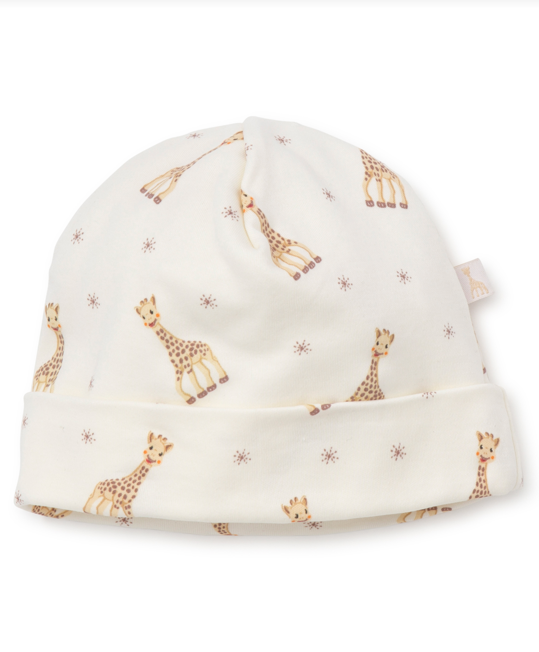 Sophia la Girafe Print Hat Ecru