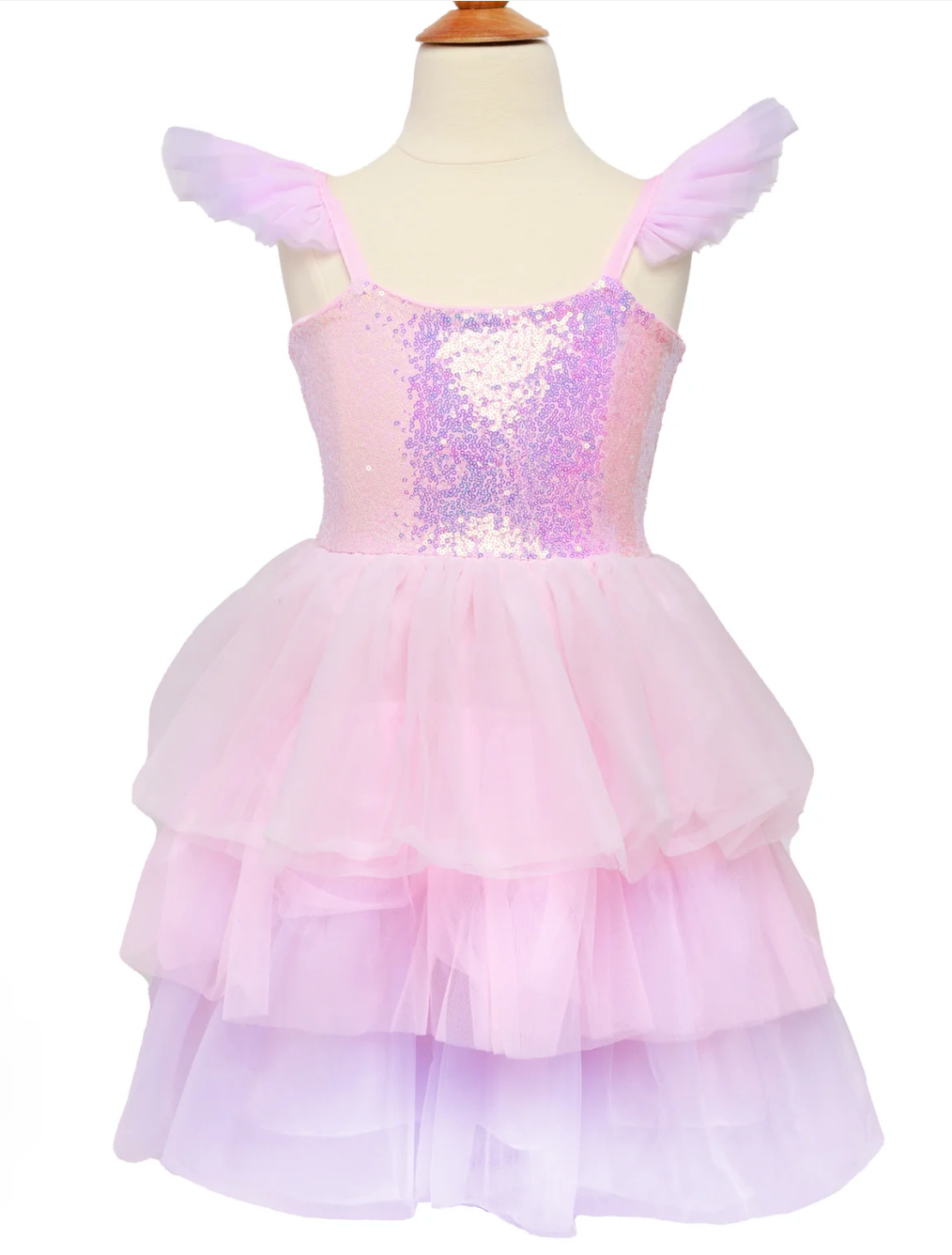 Ombre Dream Ruffle Dress