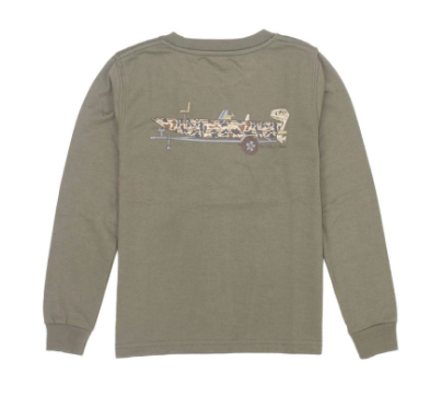 Camo Boat L/S Tee