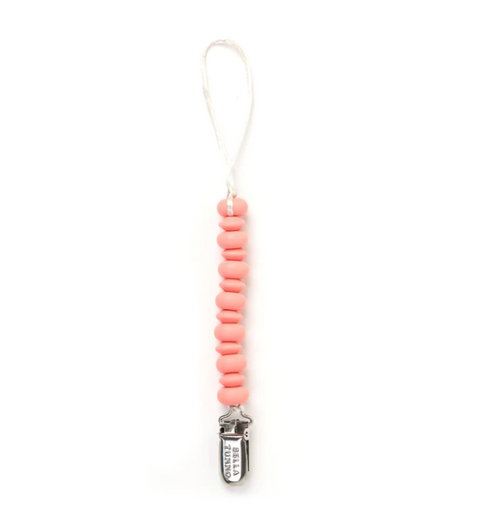 Pink Pacifier Clip