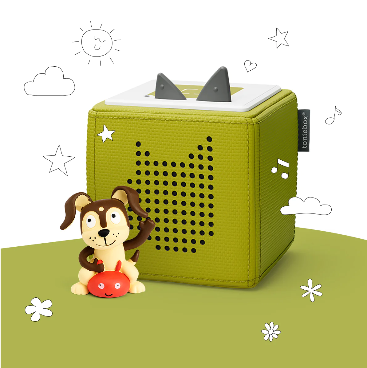 Toniebox Playtime Puppy Starter Set - Green
