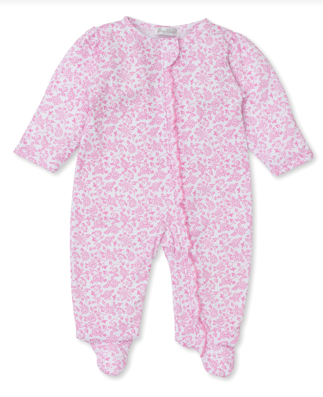 Blooming Vines Footie with Zipper