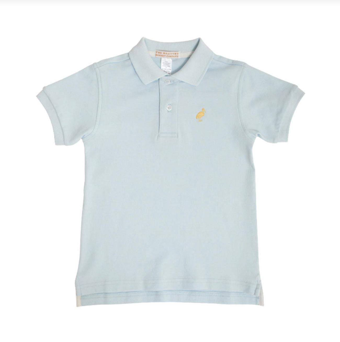 Prim & Proper Polo SS Pima Buckhead Blue/Bellport Butter Yellow