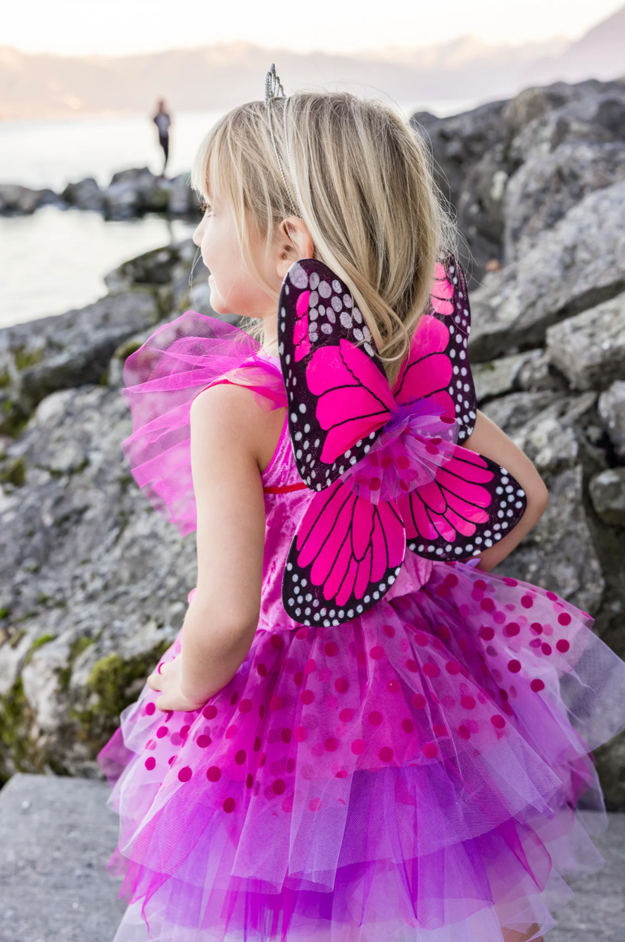 Fairy Blooms Deluxe Dress/Wings Lilac/Pink