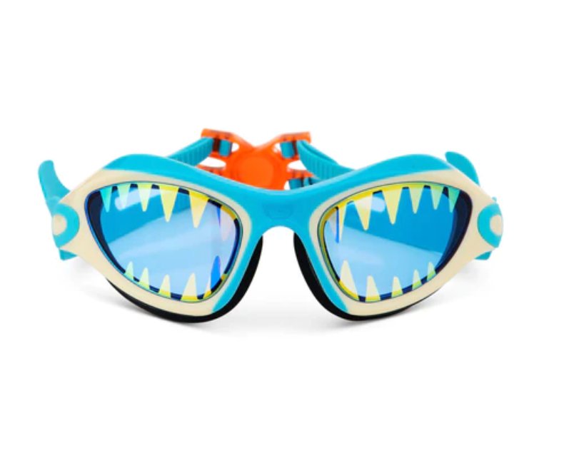shark swimming goggles Megamouth Shark Swim Goggles – Dogwood Darlings