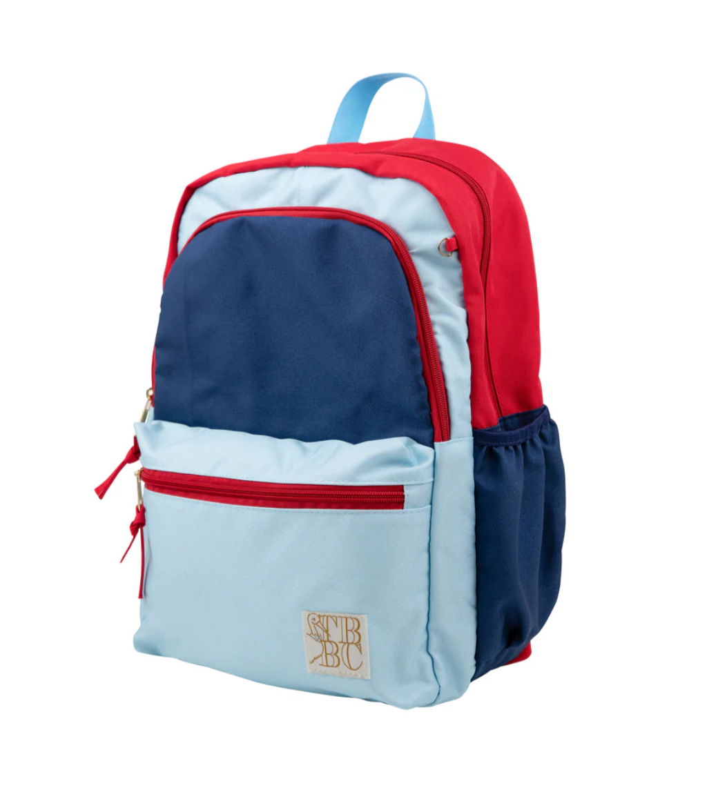 Don't Forget Your Backpack Backpack Richmond Red, Buckhead Blue, & Nantucket Navy With Get In Line Lining
