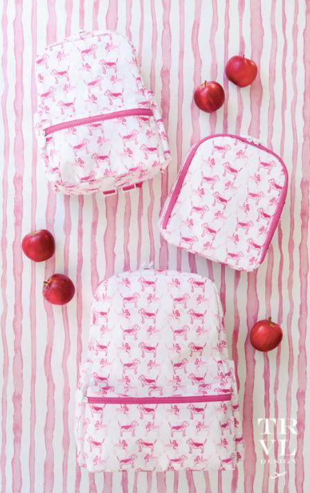 MINI BACKER- Puppy Love Pink