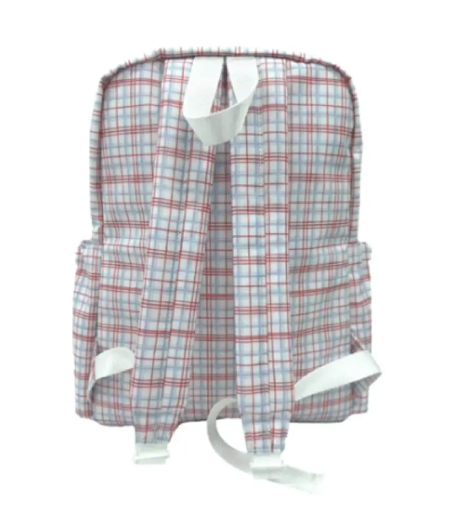 BACKPACKER- Classic Plaid Red