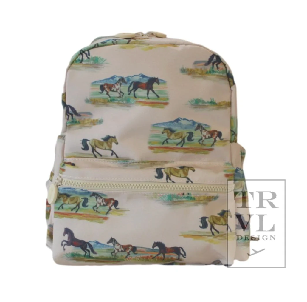 MINI BACKER - WILD HORSES Backpack