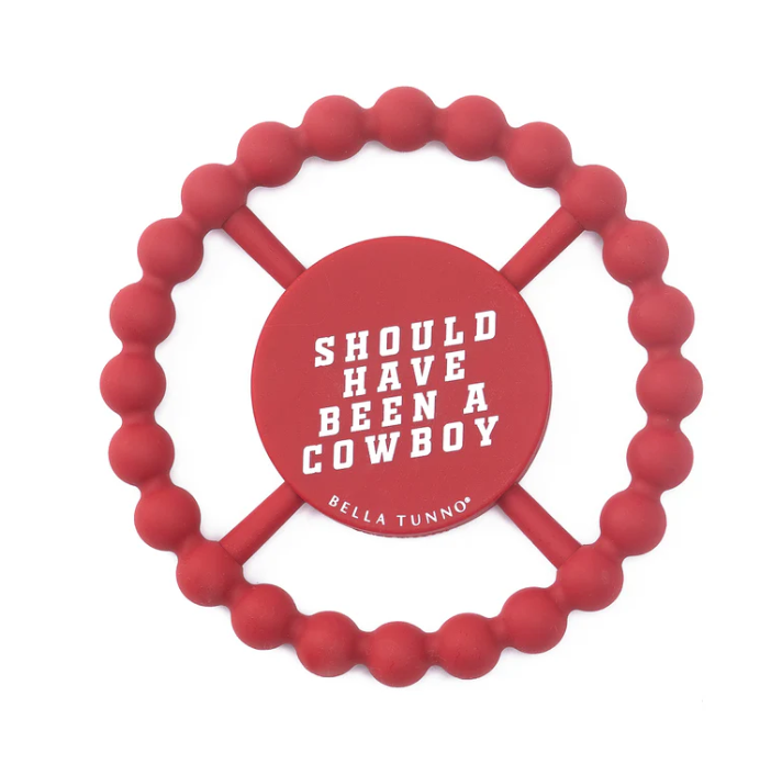 Should Have Been A Cowboy Happy Teether