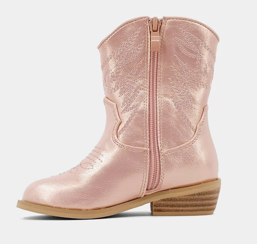 Zahara Toddlers Rose Gold Boots